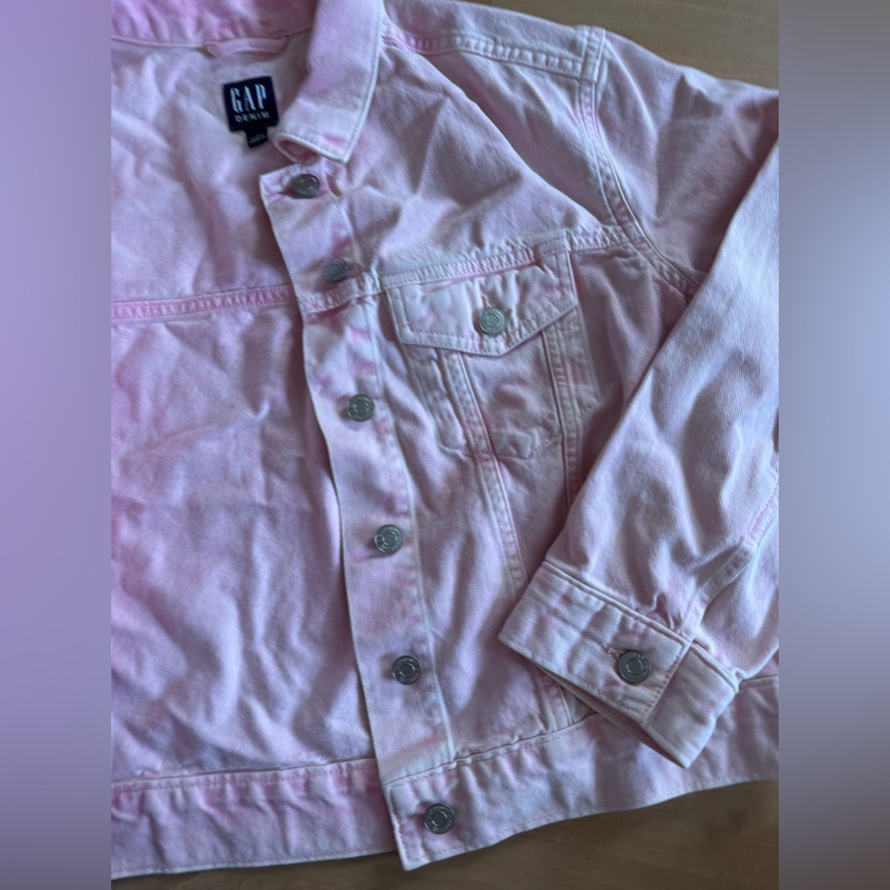 GAP Pink Denim Jacket - Picture 3 of 4